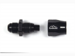 - 6 AN (6AN AN6) фитинг прямой ПАПА, BLACKROCK LAB ЧЁРНЫЙ, A06-001-MA6BK