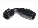 - 8 AN (8AN AN8) фитинг 90°, 20 серия Cutter Style, BLACKROCK LAB ЧЁРНЫЙ, A08-090-2BK