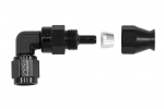 - 4 AN (4AN AN4) фитинг 90° D-04 60 серия BLACKROCK LAB T04-090-6BK под тефлоноый шланг
