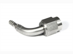Фитинг мама AN-03 3/8X24 под прямой конус, 90°, D-03 нерж. сталь, crimp TC03-091-6, BLACKROCK LAB