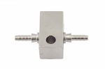 Тройник Goodridge crimp-М10x1-crimp, обатный конус сталь, SP-203