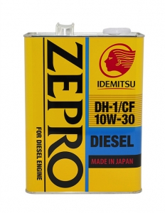 Масло моторное IDEMITSU ZEPRO DIESEL DH-1 10W30 CF 4L