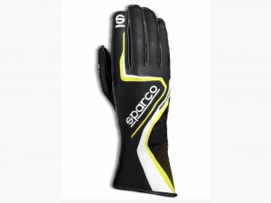 Перчатки для картинга SPARCO RECORD, черный/желтый, размер 09, 00255509NRGF ― MaxiSport Tuning