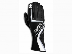 Перчатки для картинга SPARCO RECORD, черный/белый, размер 10, 00255510NRBI ― MaxiSport Tuning