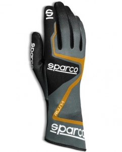 Перчатки для картинга SPARCO RUSH, серый/оранжевый, размер 08, 00255608GRAF ― MaxiSport Tuning