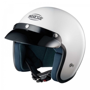 Шлем открытый SPARCO Club J-1 белый, размер L, 0033173L ― MaxiSport Tuning