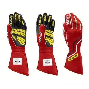 Перчатки для автоспорта Sabelt HERO TG-10, FIA 8856-2018 до 2031 года, красный, размер 11 RFTG10RS11 ― MaxiSport Tuning
