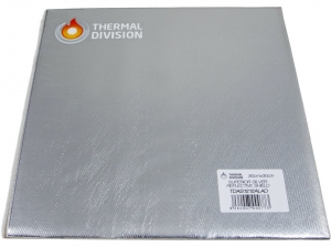 Термоизоляция Al+Silica, 30*30cm, самоклеющаяся Thermal Division TDAS1212ALAD ― MaxiSport Tuning