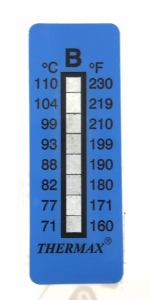 Термоиндикатор THERMAX-B самоклеющийся 1 шт. 71°С - 110°С ― MaxiSport Tuning