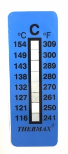 Термоиндикатор THERMAX-C самоклеющийся 1 шт. 116°С - 154°С ― MaxiSport Tuning