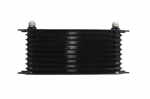 Радиатор масляный 10 рядов; 340 mm ширина; HT (10-AN выход) BLACKROCK LAB, URH-310 ― MaxiSport Tuning