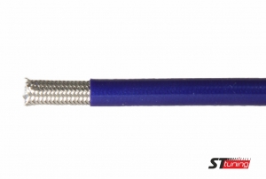 Армированный тормозной шланг Goodridge Бирюзовый Electric BlueD-03 600-03EBU