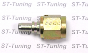 - 4 AN (4AN AN4) фитинг прямой D-04 сталь, под опрессовку, 600 серия Goodridge S6001-04Z1MP ― MaxiSport Tuning