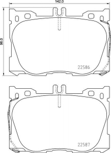 Колодки тормозные DC1871R19 DC Brakes Street HD+, MB GLC X253; E W213; C W205; AMG Sports Package ― MaxiSport Tuning