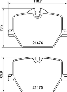 Колодки тормозные DC2220P17 DC Brakes Street STR.S+ задние BMW 3 G20; TOYOTA SUPRA 2019-> ― MaxiSport Tuning