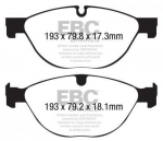 Колодки тормозные DP42191R EBC Yellowstuff 