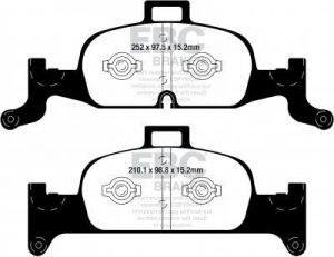 Колодки тормозные DP42290R EBC Yellowstuff  ― MaxiSport Tuning