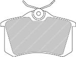 FERODO FCP541H DS2500 Колодки задние для VW / AUDI A3/A4/A6 / CITROEN C2/C3 / Clio III RS
