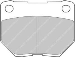FERODO FDS1372 DS2000 Колодки зад для SUBARU IMPREZA WRX