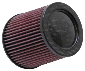 Фильтр нулевого сопротивления универсальный K&N RP-5044   Air Filter - Carbon Fiber Top and Base