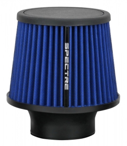 Фильтр нулевого сопротивления универсальный Spectre 9136 CONE AIR FILTER FLAT TOP BLUE